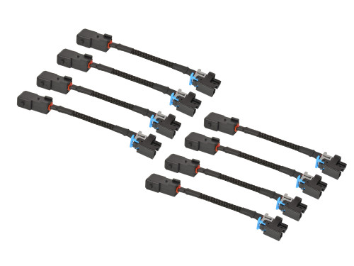 Geartronics 8-Pack EV1 Injector Adapter Harnesses – Delphi Style, LS1 LS6 LQ4 LQ9 4.8 5.3 6.0