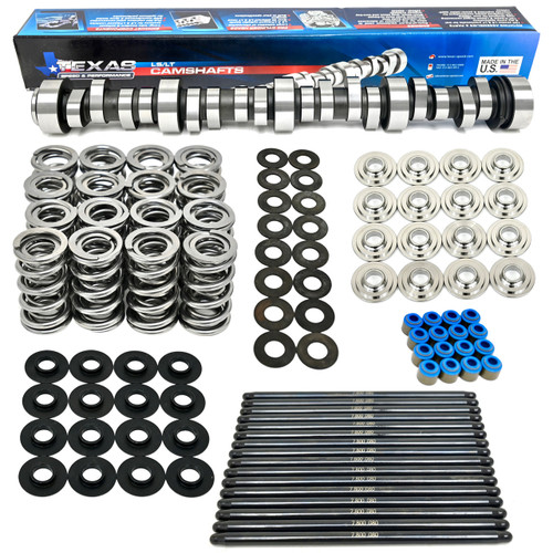 TSP Texas Speed LS7 Stage 2.2 Camshaft Cam Kit for 7.0 Square Port Heads ZO6 Z06 Corvette Z28 Z/28 Camaro