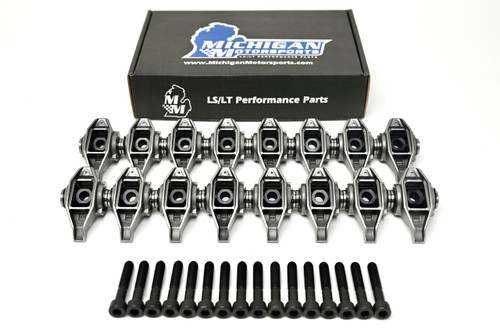 LS1 Rocker Arms with Upgraded Trunions Installed Fits 4.8 5.3 5.7 6.0 LS2 LS6 LQ4 LQ9 LY5 LM7 L33
