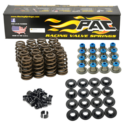 PAC Racing Spring Kit PAC-1219 1.207 Valve Springs, Retainers, Seals, Locks -Ovate Beehive LS Engines .625" Lift QTY 16 PAC Racing Spring Kit PAC-1219 1.207 Valve Springs, Retainers, Seals, Locks -Ovate Beehive LS Engines .625" Lift QTY 16