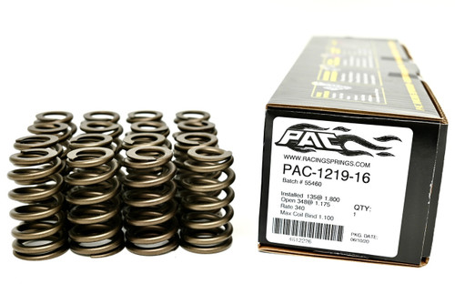 PAC Racing Springs PAC-1219 1.207 Valve Springs -Ovate Beehive LS Engines .625" Lift QTY 16