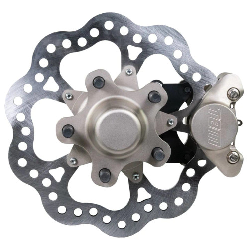 Racecraft 300102 / 300100 / 300111 Front Drag Racing Brakes 5 on 4.75 (w/ New Aluminum Hub) 001-0256