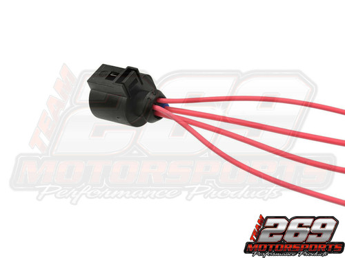 beler Ambient air temperature sensor & Electrical 2 Pin Connector Plug  Wiring Harness Fit for Audi VW