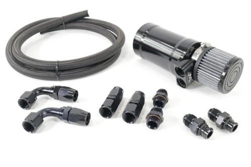 Top Loader Billet Catch Can Godzilla 7.3 Ford Stock Valve Cover Kit 32-100CK