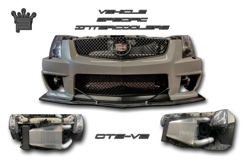 1200hp Intercooler CTS-V V2 Single Inlet/Outlet - Shearer Fabrications