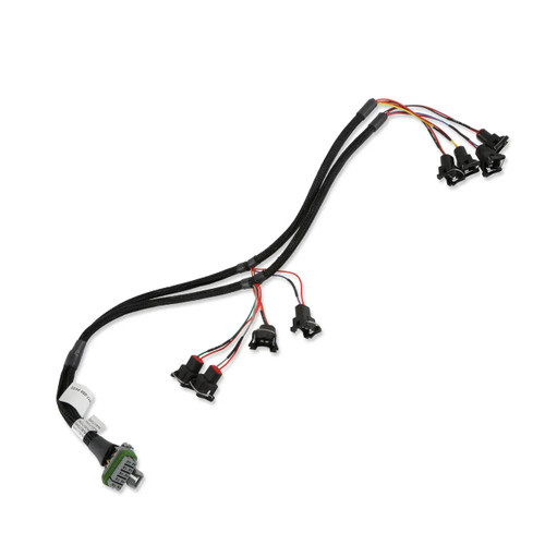 Holley 558-200 EV1 Fuel Injector Harness for LS SBC BBC GM & Chrysler V8 Engines Jetronic