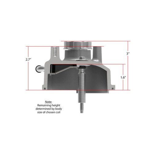 Holley Tall LS Valve Covers with Coil Mounts - Natural Cast Aluminum - 4.8L 5.3L 5.7L 6.0L 6.2L LS1 LS3 LQ4 LM7 LC9 L96