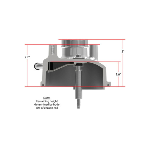 Holley Tall LS Valve Covers with Coil Mounts - Polished Cast Aluminum - 4.8L 5.3L 5.7L 6.0L 6.2L LS1 LS3 LQ4 LM7 LC9 L96