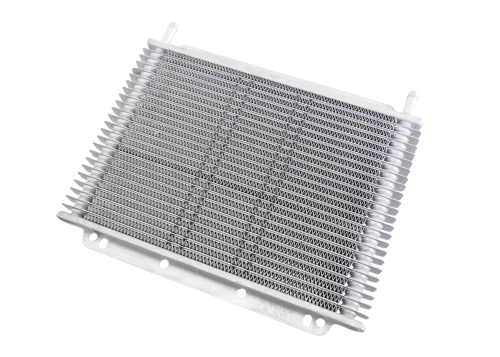 PWR 11x7-7/8x3/4" 3/8" Fittings Plate/Fin Push on Barb Universal Transmission Oil Cooler PWO0527