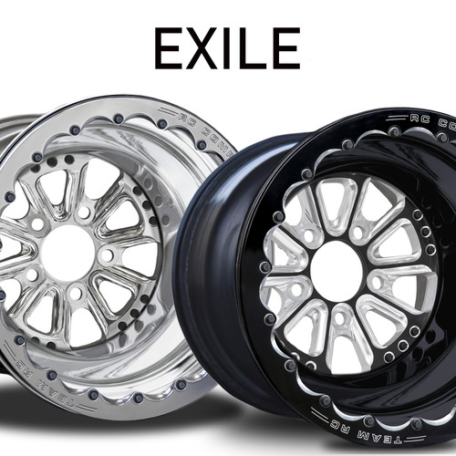 RC Components Exile / Exile S-Beadlock Rear Wheel