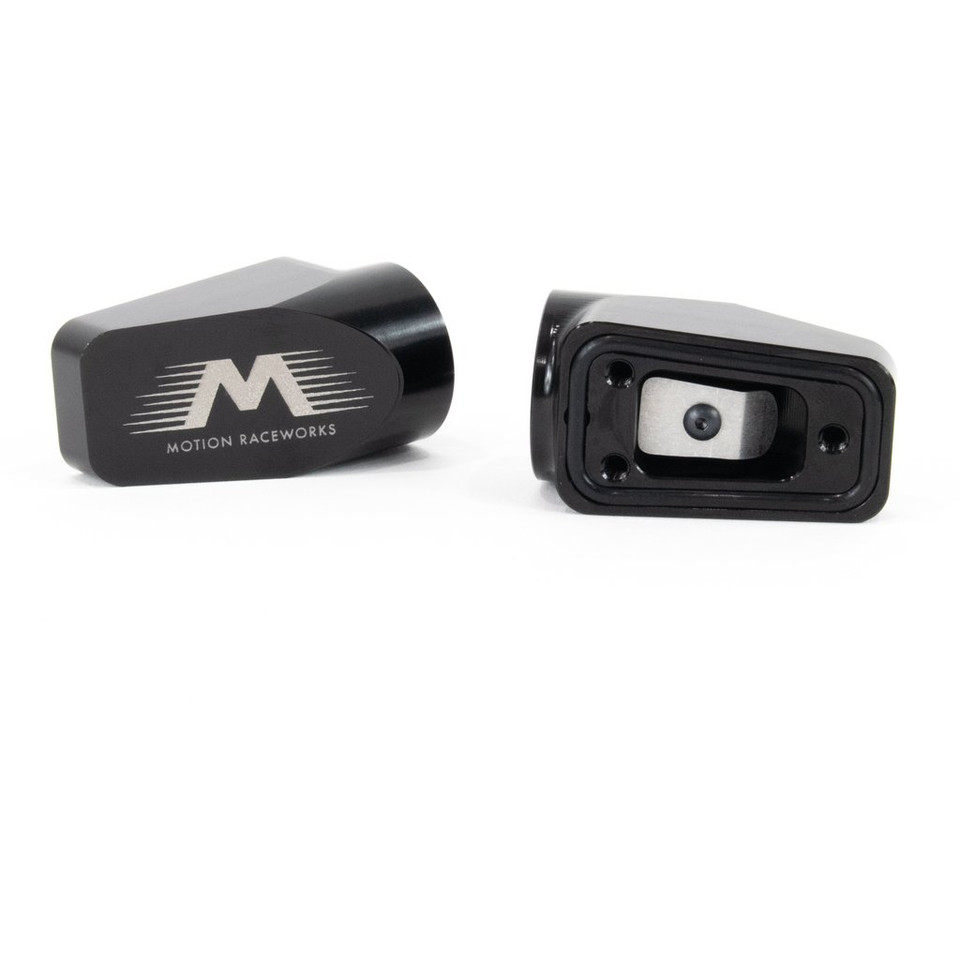 Motion Raceworks Billet Valve Cover Breathers Black Anodized (Pair) 32