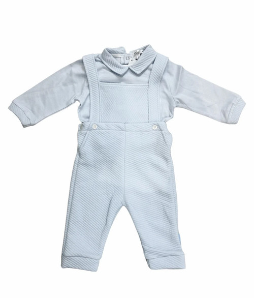Pastels & Co Zayden Blue Dungaree Set PA704E