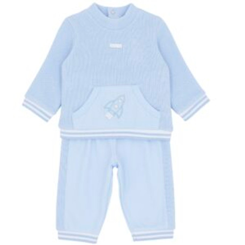 Amore Boys Blue Rocket Rib Jog Set AM0029