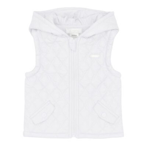 Amore White Quilted Gillet AM0012