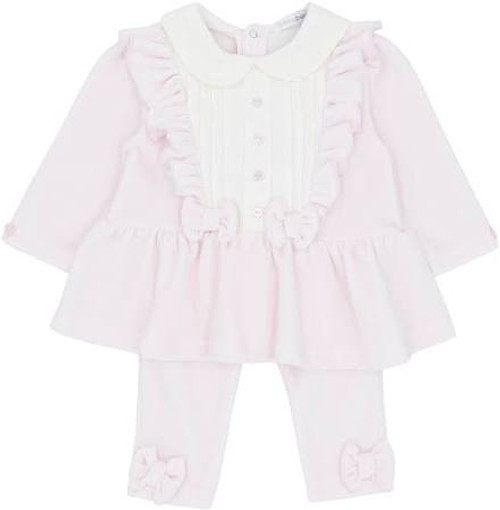 Blues Baby Girls Binche Pink Tunic and Legging Set BB2206