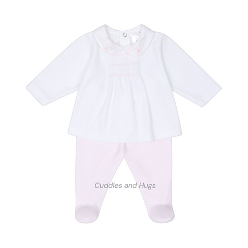 Deolinda Wonder White/Baby Pink Set 25204