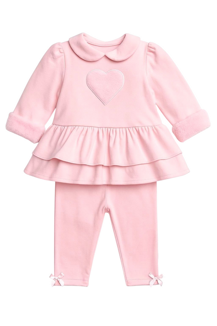 Kleo Fur Heart Legging Set 507