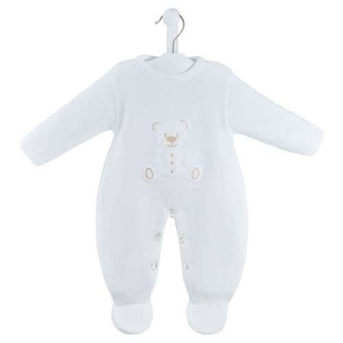 Dandelion Beige Teddy Knitted Onesie A4548BE
