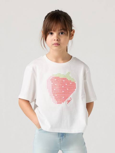 Levi's® Girls Strawberry Flare Top