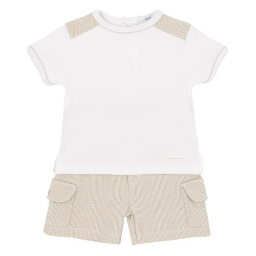 Blues Baby Beige St Maio Short Set BB3044