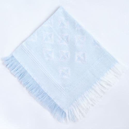 Dandelion Blue Baby Shawl B103P”