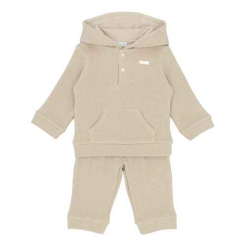 Amore Boys Beige Hooded Top Set  AM0133