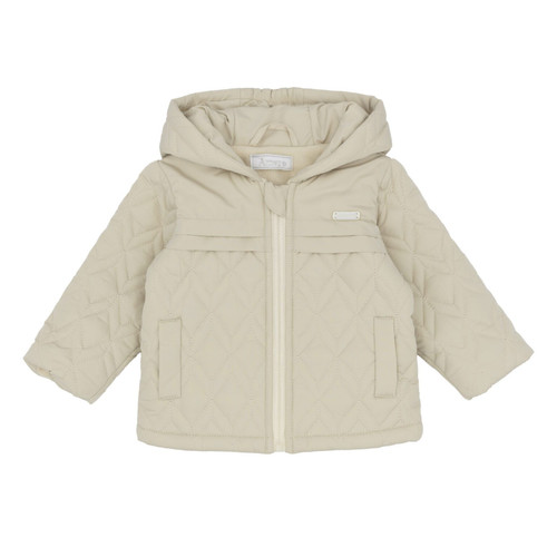 Amore Boys Beige Quilted Jacket AM0115
