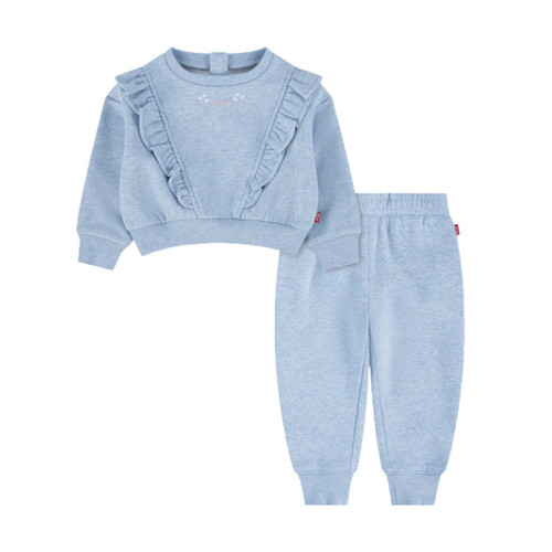 Levi's®  Girls Blue Ruffled Crew Jogger 1ER578