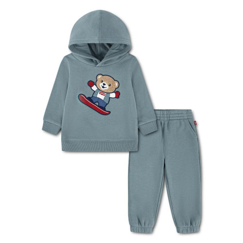 Levi's® Boys Teal Surf Ted Hooded Tracksuit