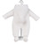 Dandelion White Pom Pom Hooded Knitted Pramsuit