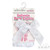White Chevron Tight with Long Bow T120
