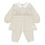 Amore Girls Classic Beige Smocked Tunic Legging Set AM0001B