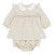 Amore Girls Classic Beige Smocked Jam Pant Set AM0002