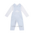Deolinda Hearts & Stars Sky Blue Dungaree and Top 25713