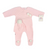 Kleo Baby Girl Pink Knitted Suit with Hat