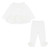 Pastels & Co Maria Winter WhiteTulle Trimmed Bow Dress & Legging 312M