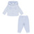 Pastels & Co Cameron Pale Blue Check Hooded Top & Jogger Pant 313F