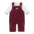 Blues Baby Bordeaux Copenhagen Dungaree Set BB3228