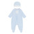 Blues Baby Blue Velour Sleepsuit with Hat BB3105