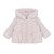 Amore Girls Pink Coat  with Fur Hood & Bows AM0112