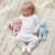 Blues Baby White Velour Teddy Bear Sleeper with Bear on Bottom BB1109