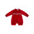 Deolinda Jolly Boys Red Velvet Smock Bloomer Set 26505