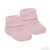 Soft Touch Pink Cable Knit Bootie