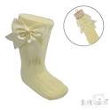 Soft Touch Lemon KH Socks with Bow