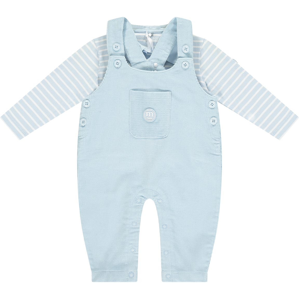 Mitch & Son Hendrix Pale Blue Dungaree Set 22710