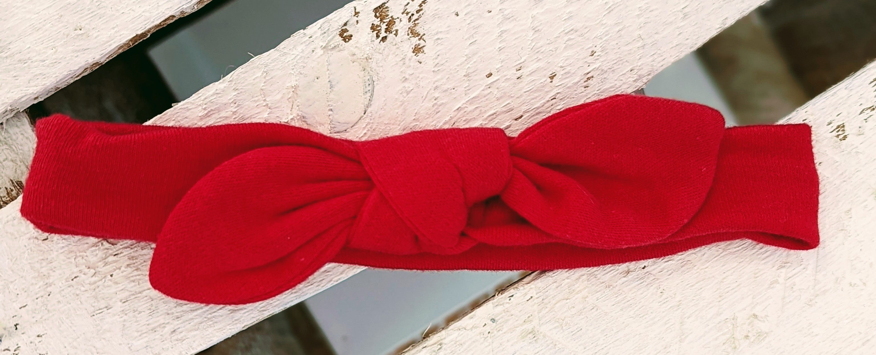 Soft Touch Red Knot Headband