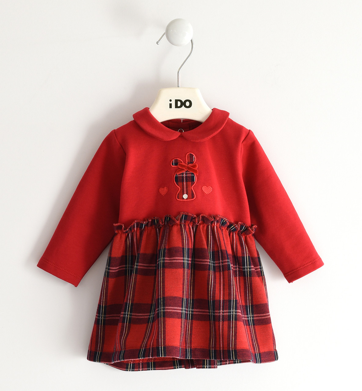 iDo Red Tartan Dress 5256