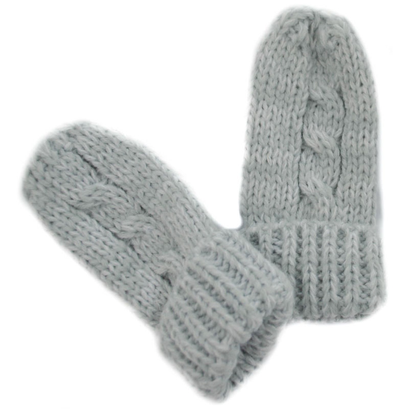 Kinder Knitted Mitts