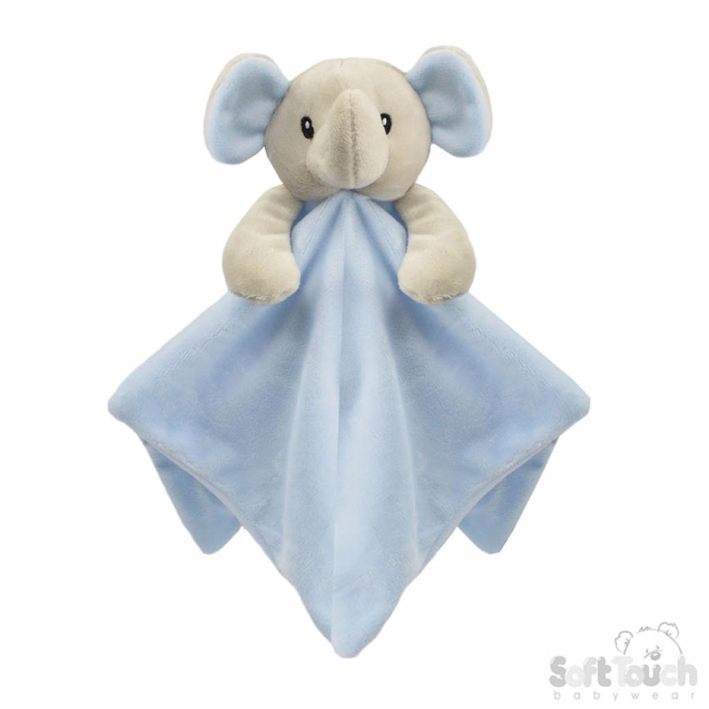 Soft Touch Blue Elephant Comforter C36B