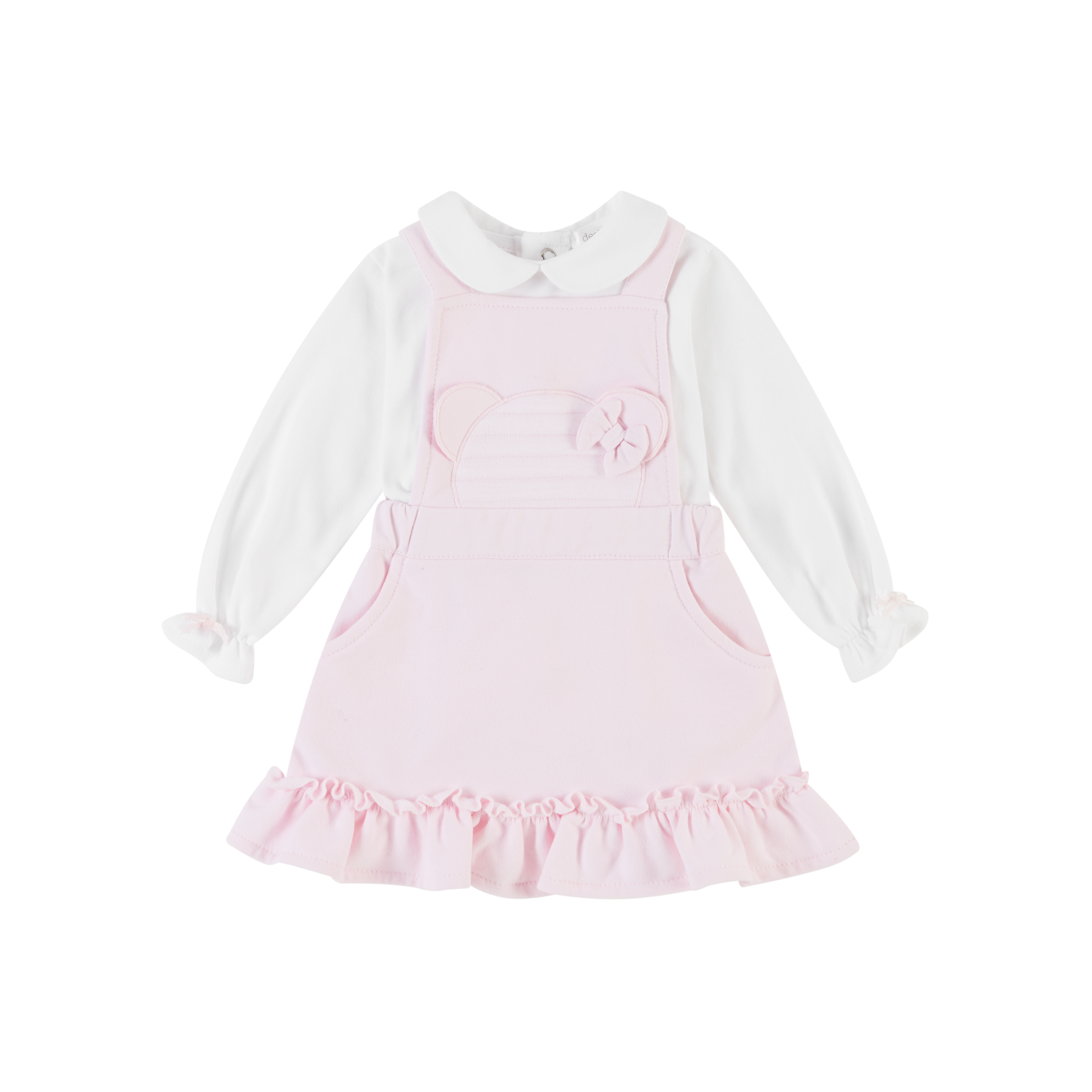 Deolinda Pink Teddy Pinafore and Top 236501